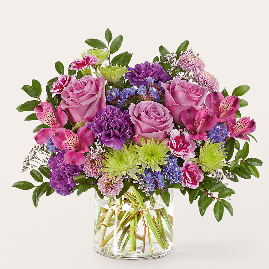 Glass Half Full Bouquet –  Flowers By Design, Midland TX
