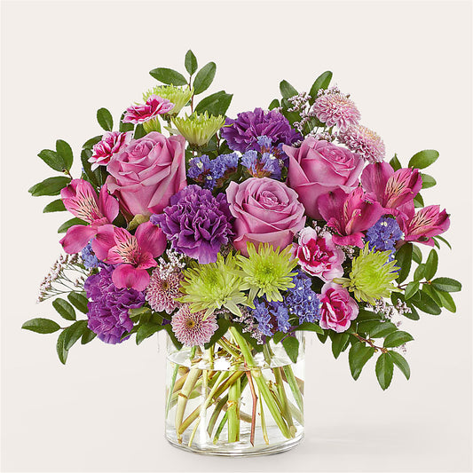 Glass Half Full Bouquet –  Flowers By Design, Midland TX