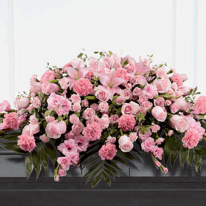 Garden of Comfort Casket Spray (Standard) –  Flowers By Design, Midland TX