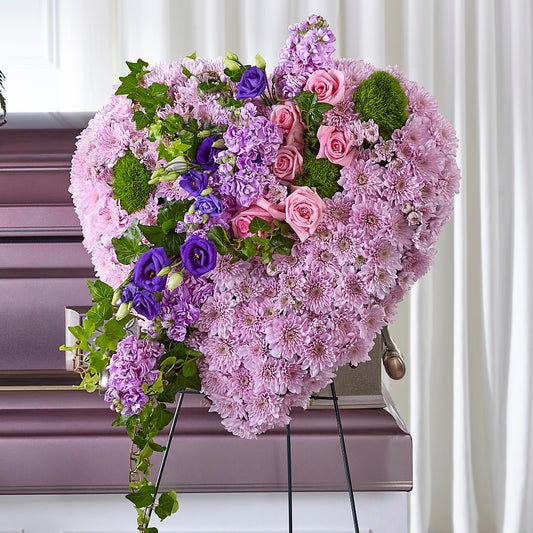 Treasured Love Standing Heart –  Flowers By Design, Midland TX