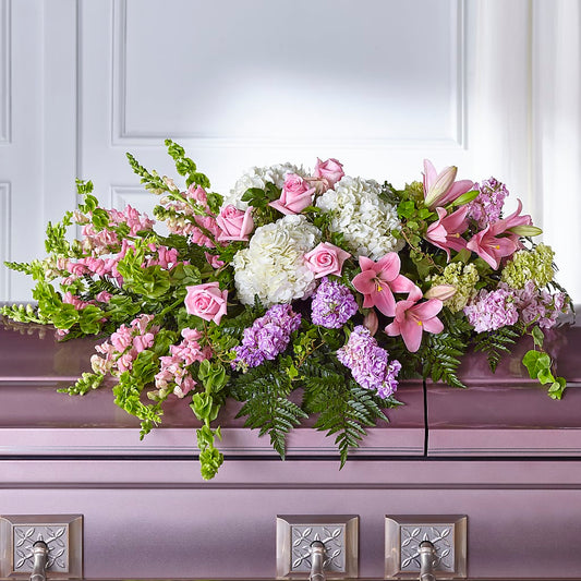 Life's Gratitude Casket Spray –  Flowers By Design, Midland TX