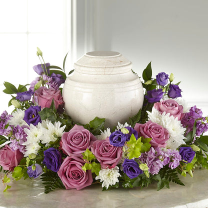 Blooming Sympathy Cremation Adornment –  Flowers By Design, Midland TX