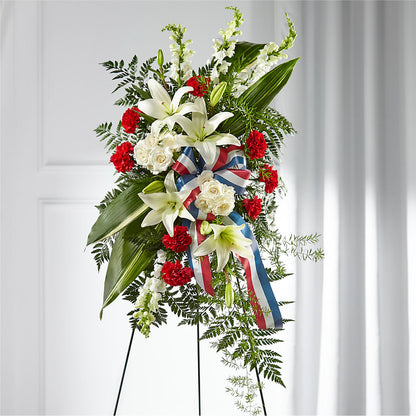 Stars of Life Standing Spray –  Flowers By Design, Midland TX