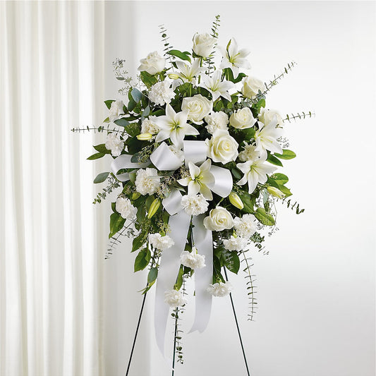 With Care Standing Spray –  Flowers By Design, Midland TX