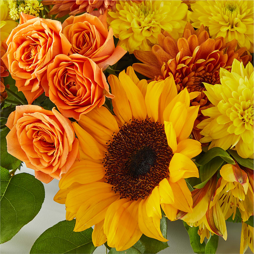 Autumn Harmony Centerpiece –  Flowers By Design, Midland TX