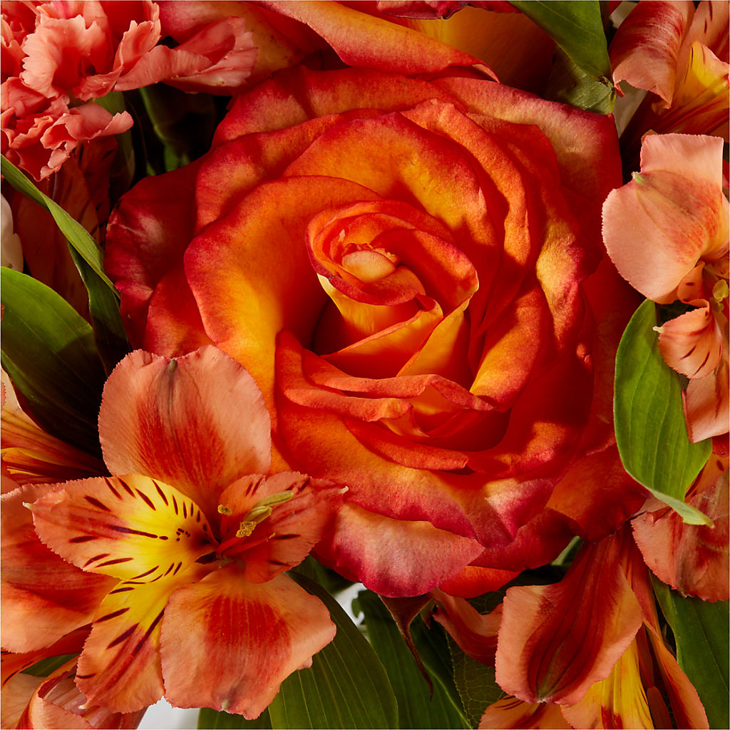 Apricot Glow Bouquet –  Flowers By Design, Midland TX