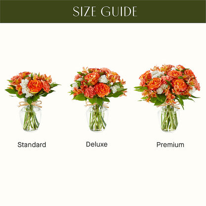 Apricot Glow Bouquet –  Flowers By Design, Midland TX