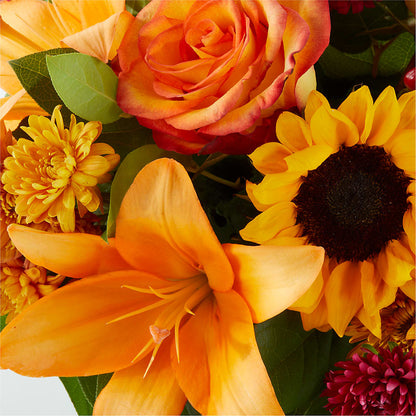 Grateful Centerpiece –  Flowers By Design, Midland TX