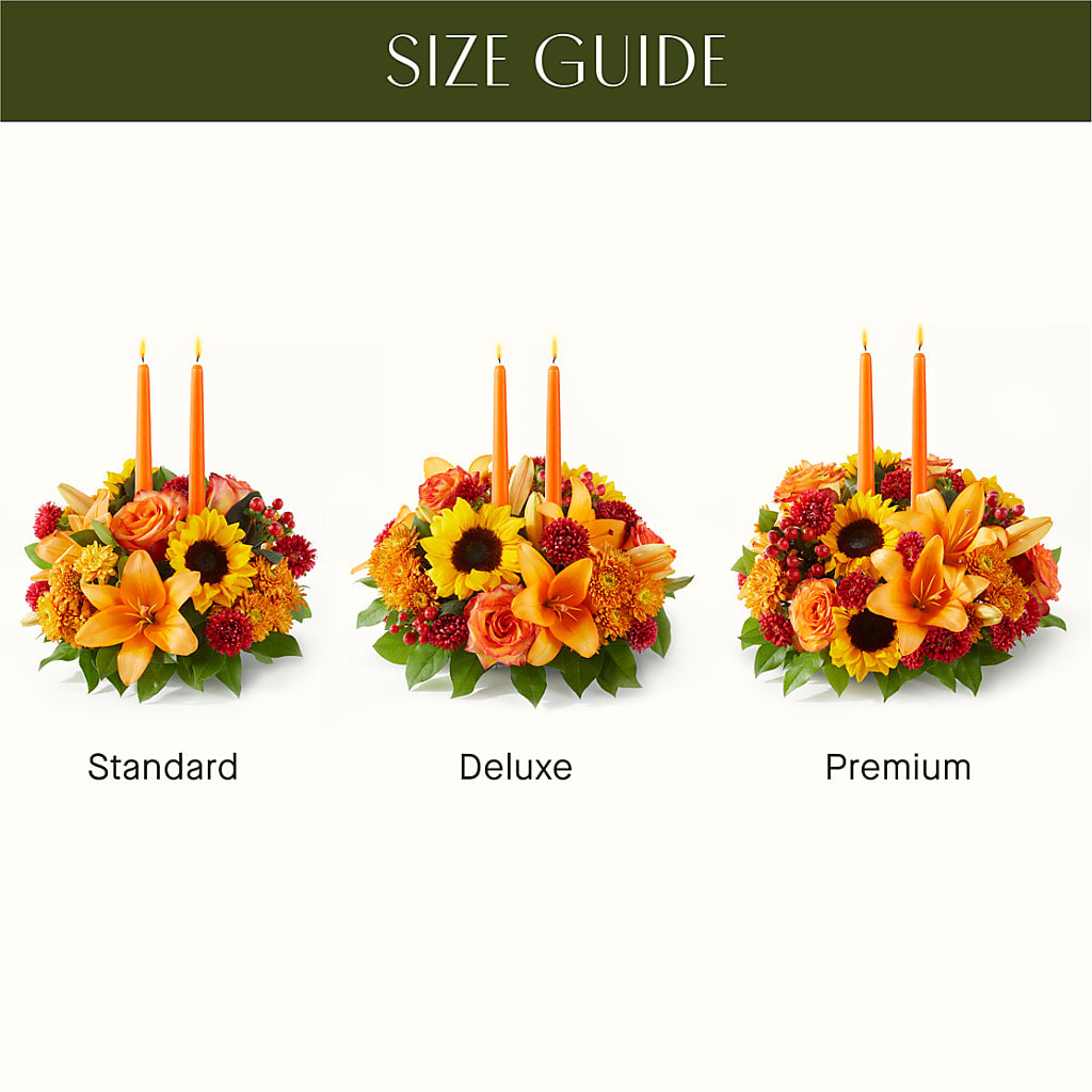 Grateful Centerpiece –  Flowers By Design, Midland TX
