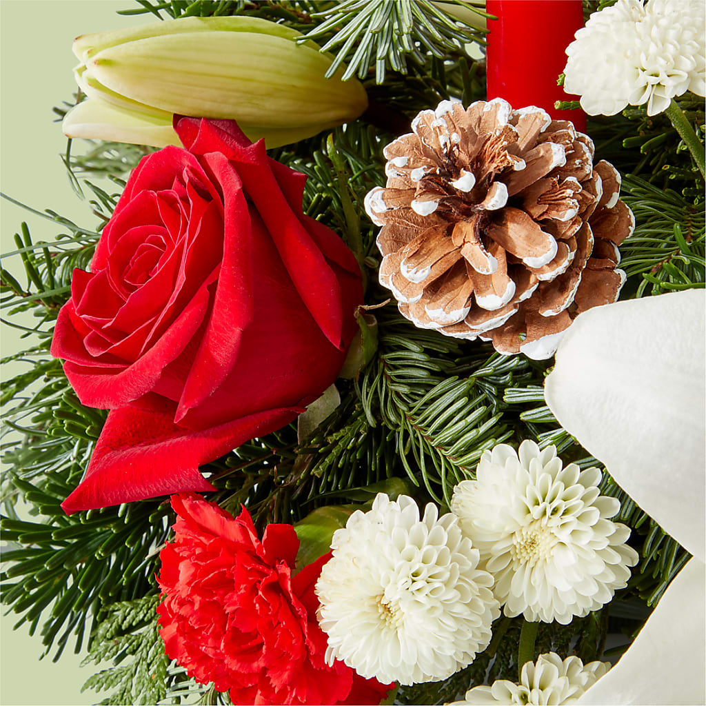 Seasonal Festivities Centerpiece –  Flowers By Design, Midland TX