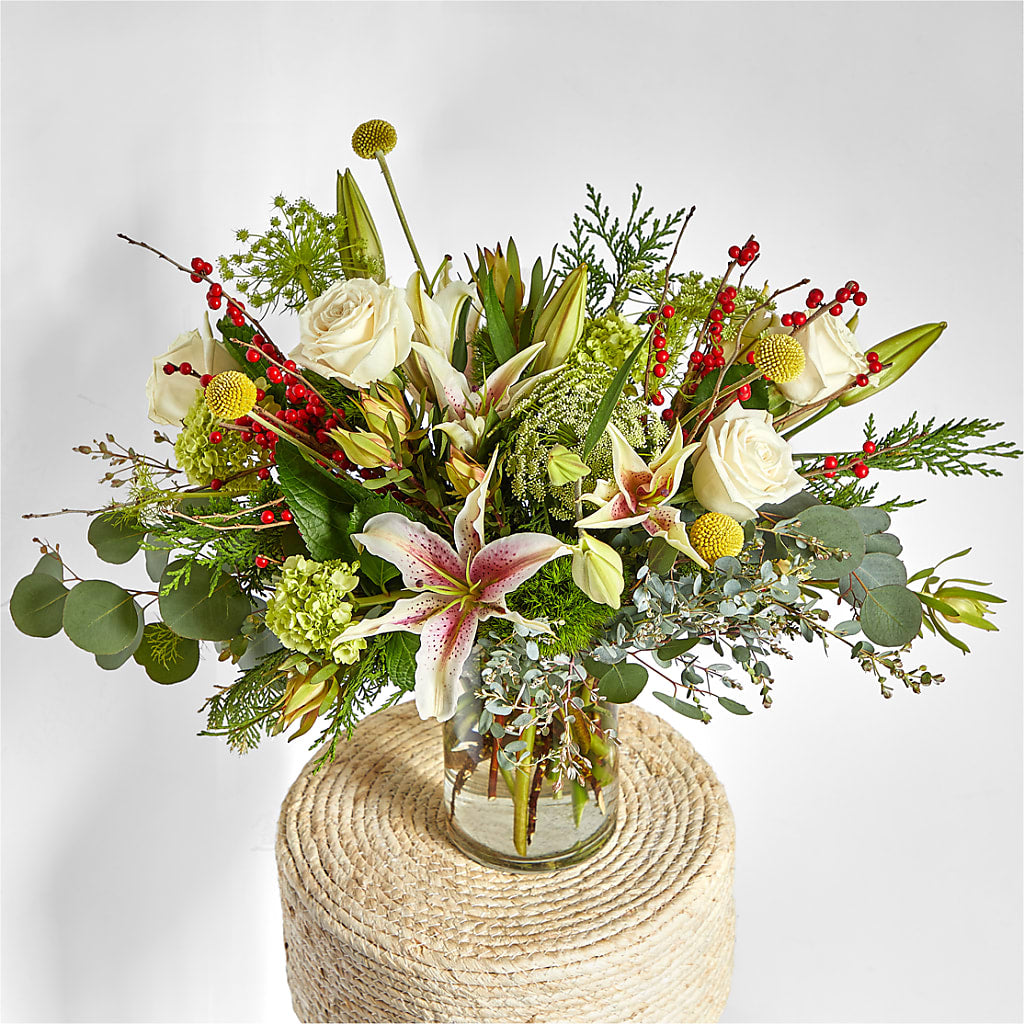 Berry & Bright Bouquet –  Flowers By Design, Midland TX