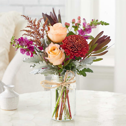 Moody Hues Bouquet –  Flowers By Design, Midland TX
