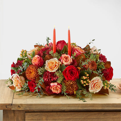 Gather Near Centerpiece –  Flowers By Design, Midland TX