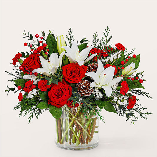 Best in Snow Bouquet –  Flowers By Design, Midland TX