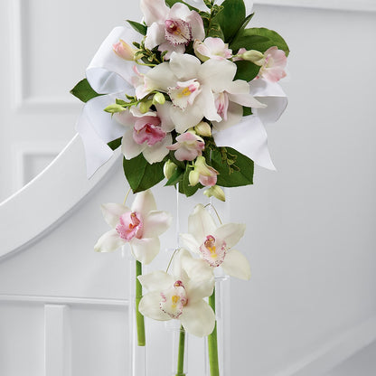 Perfect Entrance Pew Arrangement –  Flowers By Design, Midland TX