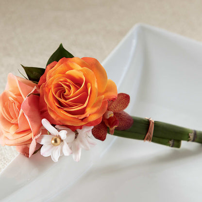 Sunset Dream Boutonniere –  Flowers By Design, Midland TX