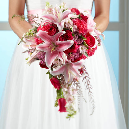 Lily & Rose Bouquet –  Flowers By Design, Midland TX