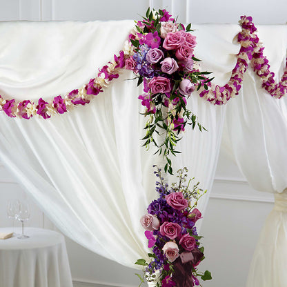 Color & Light Chuppah Decor –  Flowers By Design, Midland TX
