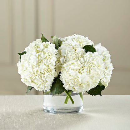 White Hydrangea Bouquet –  Flowers By Design, Midland TX
